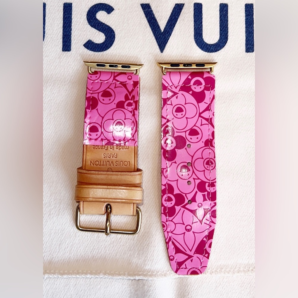 💖 Authentic‼️ Apple Watch band Pink Cosmic Blossom canvas - Picture 11 of 15